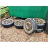 Image 1 : 4- Winter tires on rims, 205/55 R16s & 1- summer tire, 205/55 R16, never used, fits Buick