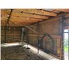 Image 3 : (Lot #'s 270 & 271 are a Group Lot) Skid shed, approx. 14 ft. W x 28 ft. c/w tin roof & welded sucke
