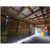 Image 6 : (Lot #'s 270 & 271 are a Group Lot) Skid shed, approx. 14 ft. W x 28 ft. c/w tin roof & welded sucke