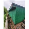 Image 8 : (Lot #'s 270 & 271 are a Group Lot) Skid shed, approx. 14 ft. W x 28 ft. c/w tin roof & welded sucke