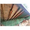 Image 4 : (Lot #'s 270 & 271 are a Group Lot) Green steel skid shelter, approx. 8 ft. x 28 ft. x 6 ft. H slopi