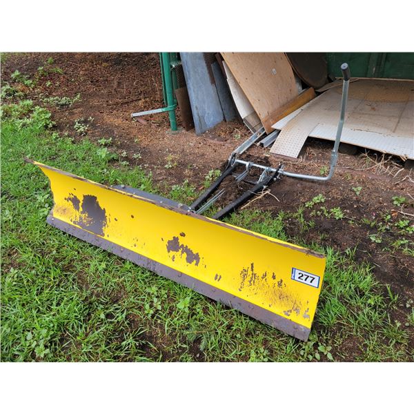 Approx. 5 ft. snowblade for quad attach.