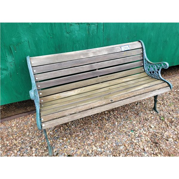 Garden bench, approx. 50 in. x 30 in. H