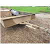 Image 2 : Homemade utility trailer, approx. 14 ft. x 6 ft., ramp tailgate, sold with bill of sale only