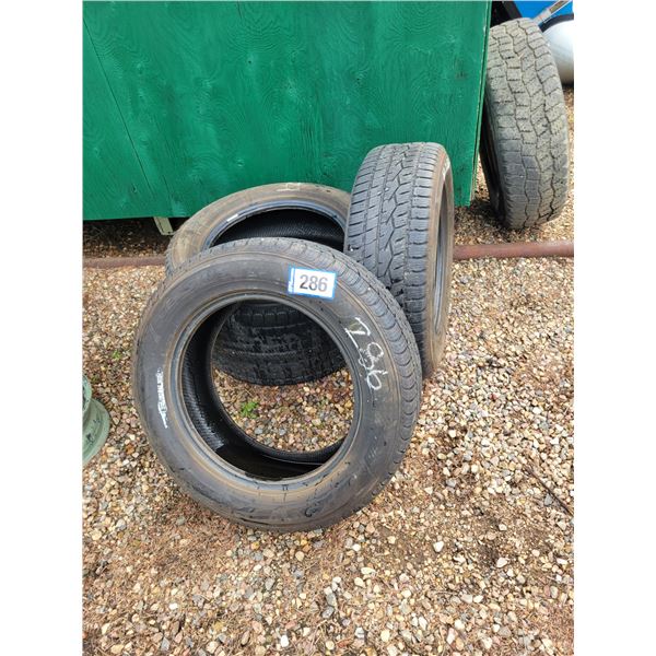 4- 235/60R17 tires