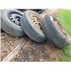 Image 2 : Qty of tires, 5-hole Toyota rims & 2- spares