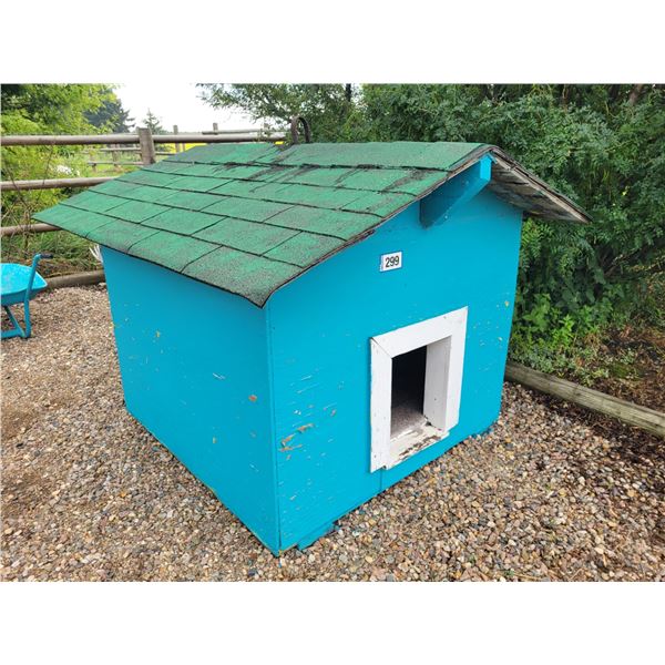 Insulated dog house, approx. 4 ft. x 4 ft.