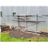Image 1 : Wood box c/w qty of various bolts, fittings, Contents only, metal stand stays with the building