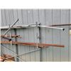 Image 2 : Wood box c/w qty of various bolts, fittings, Contents only, metal stand stays with the building