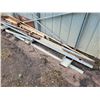 Image 5 : Wood box c/w qty of various bolts, fittings, Contents only, metal stand stays with the building