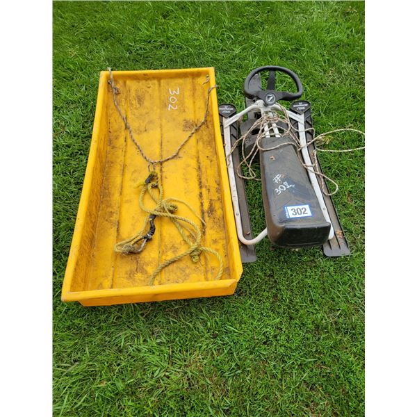 Calf sled & GT kid slider
