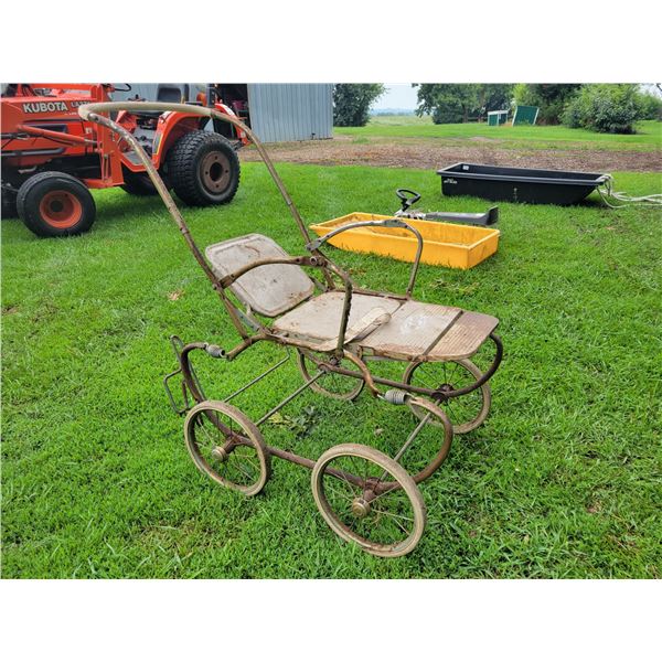 Antique baby carriage