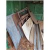 Image 2 : Qty of various wood & metal, wood round table & booster clamps