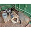 Image 1 : Pallet of 1/2 in. bolts, pipe bender, halogen light, black & white #12RW90 wire & qty of various scr