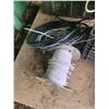 Image 5 : Pallet of 1/2 in. bolts, pipe bender, halogen light, black & white #12RW90 wire & qty of various scr