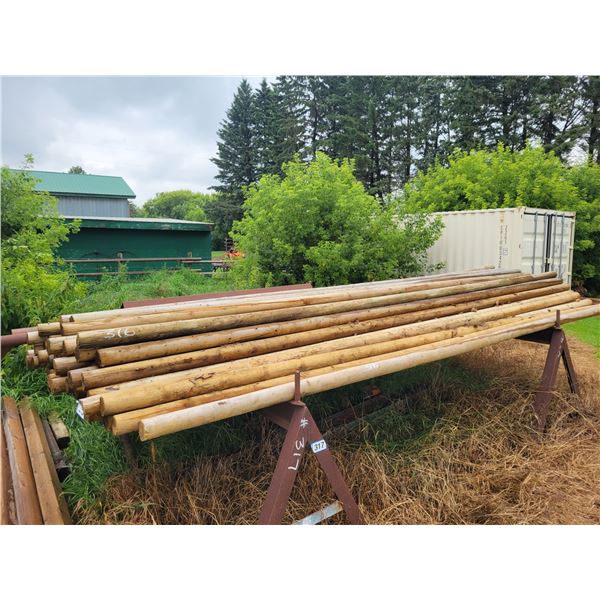 Approx. 65- wood rails, approx. 16 ft. x 3 in.