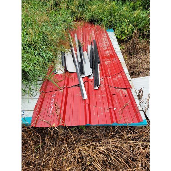 Scrap siding & 5 ft. x 8 ft. wood board walk