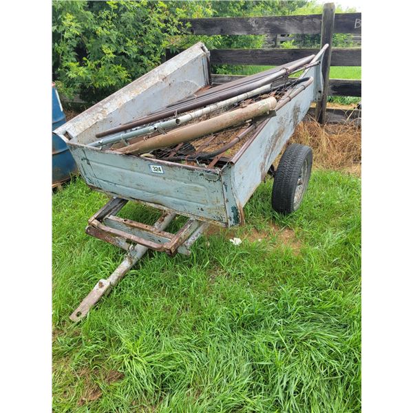 Dump trailer & 4- various gates