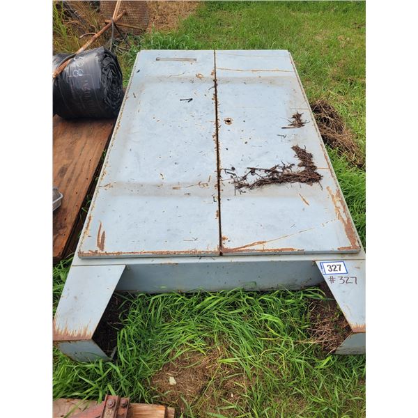 Steel cabinet, approx. 6 ft. x 4 ft.