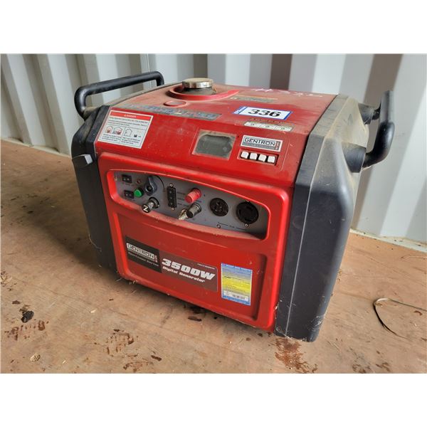Gentron 3500 Watt portable generator, not running