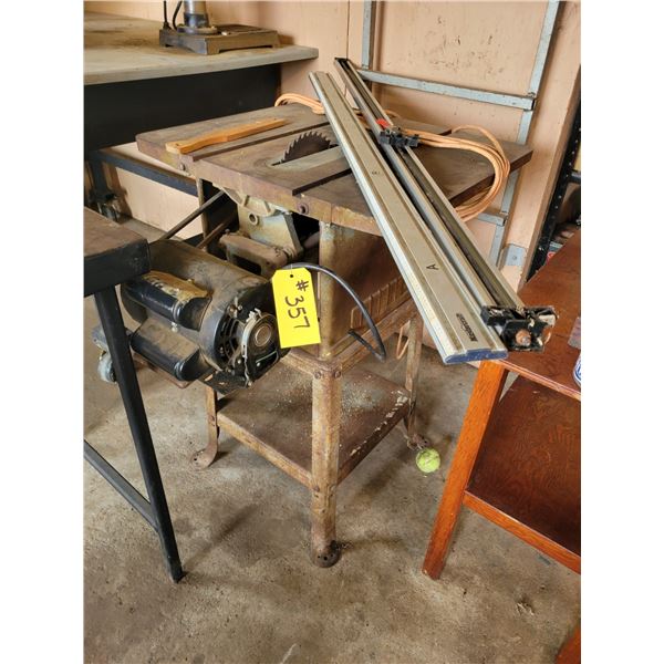 Homecraft table saw, 1/2 HP
