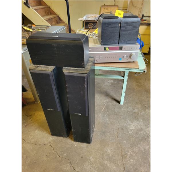 Sony digital equalizer audio/video center c/w surround sound speakers, never used