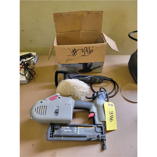 B&D buffer (polisher), porter cable & brad nailer