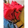 Image 5 : Double inflatable mattress, North Trail tent & 4- life jackets