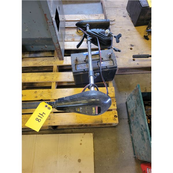 Trolling motor & battery (working)