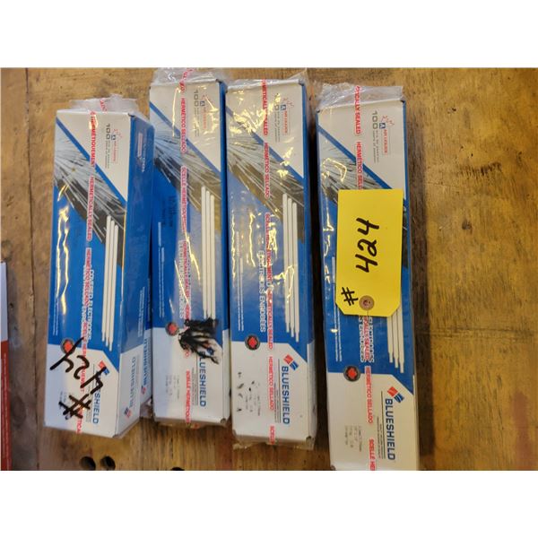 6- Boxes of 3/32s & 1/8s of welding rods
