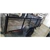 Image 3 : 8.5FT X 5FT UBILT UTILITY TRAILER, WITH REGISTRATION, LIGHTS ALL WORK, GOOD TIRES, FOLD DOWN GATE AN