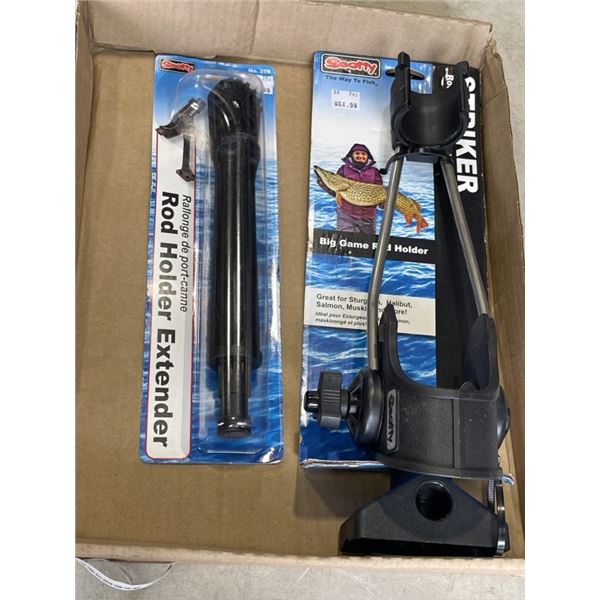 NEW SCOTTY ROD HOLDER EXTENDER #259 AND SCOTTY STRIKER ROD HOLDER #240 RETAIL $104