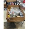 Image 1 : BOX OF AUTOMOTIVE ITEMS INCLUDING 6 NEW LEATHER STEERING WHEEL COVERS, 3 NEW PACKS OF EVERYTHING AUT