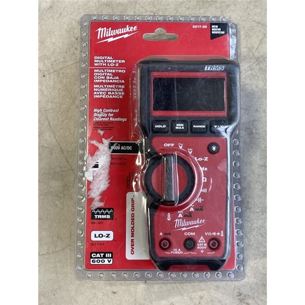 BRAND NEW MILWAUKEE DIGITAL MULTIMETER W/ LO-Z