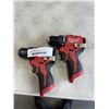 Image 1 : 2 MILWAUKEE 12V BRUSHLESS DRILLS - WORKING, NO BATTERY