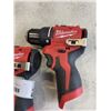 Image 2 : 2 MILWAUKEE 12V BRUSHLESS DRILLS - WORKING, NO BATTERY