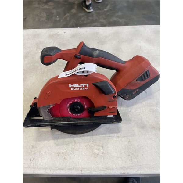 HILTI SCM-22-A CIRCULAR SAW W/ BATTERY