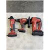 Image 1 : HILTI DRILL, HILT JIG SAW, AND HILTI GRINDER - ALL WORKING, ONE BATTERY FOR ALL