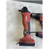 Image 4 : HILTI DRILL, HILT JIG SAW, AND HILTI GRINDER - ALL WORKING, ONE BATTERY FOR ALL