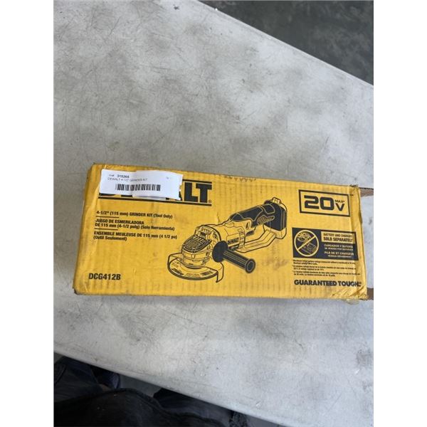 DEWALT 4-1/2" GRINDER KIT