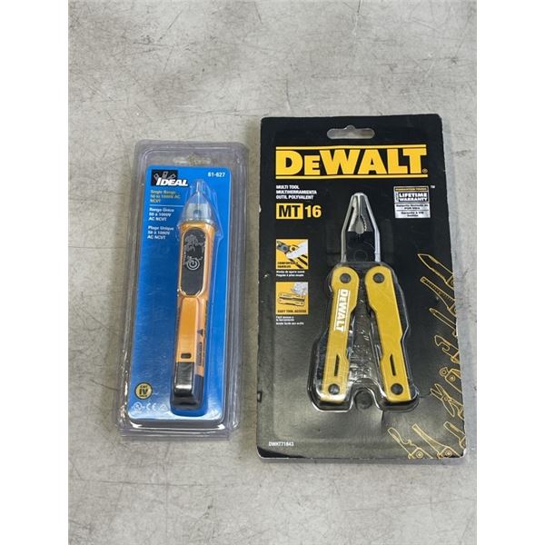 NEW IDEAL SINGLE RANGE 50-1000V AV NCVT AND NEW DEWALT MULTI-TOOL