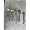 Image 1 : NEW 5 FULL CONTACT ADJUSTABLE 10" WRENCHES