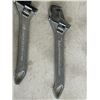 Image 2 : NEW 5 FULL CONTACT ADJUSTABLE 10" WRENCHES