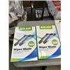 Image 2 : 2 NEW EMITHSUN WIPER BLADES AND 2 NEW ASLAM WIPER BLADES