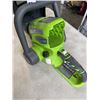 Image 2 : GREENWORKS MINI CHAIN SAW - NO BATTERY