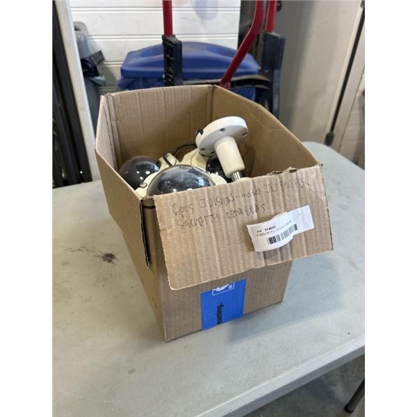 6 ASSORTED SECURITY CAMERAS