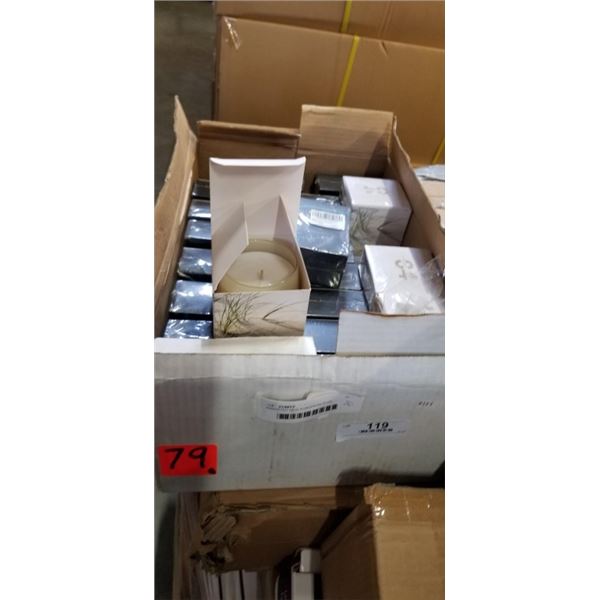 ASSORTED NEW EUROPEAN PLUG ADAPTORS AND NEW CANDLES