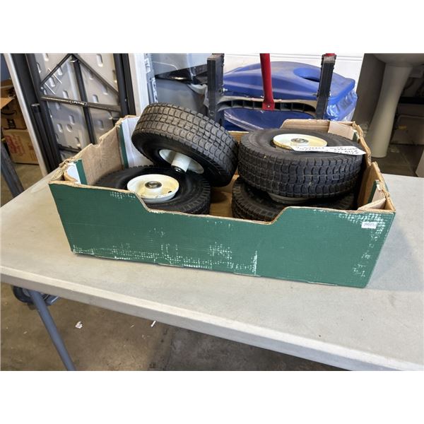 4 DOLLY WHEELS WITH BEARINGS