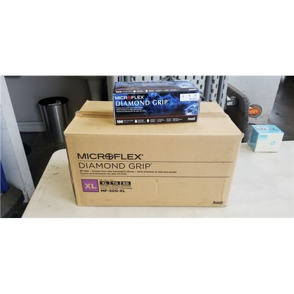 PARTIAL CASE OF NEW DIAMOND FLEX SIZE XL GLOVES