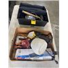 Image 1 : WAGNER PAINT SPRAYER, TOOL BOX AND CONTENTS, POWER TOOLS ETC